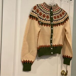 Hand Knitted in Norway Sweater